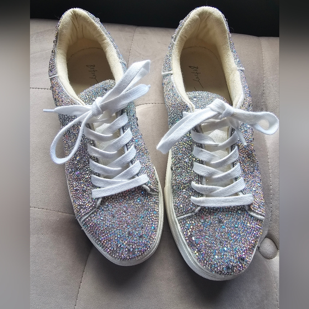 Betsey Johson Sidney Rhinestone Sneaker